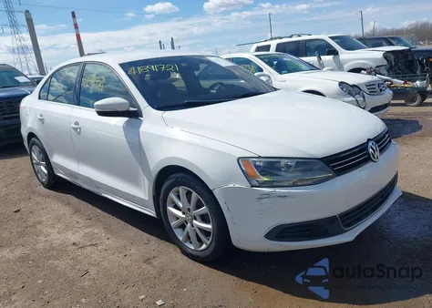 2013 Volkswagen Jetta 2.5L Se из США, поврежденный, VIN 3VWDP7AJ8DM409053